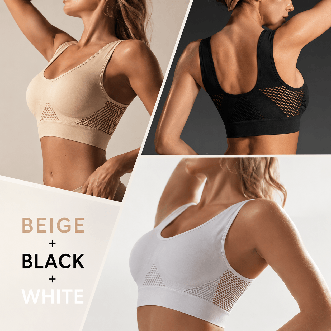 🔥 Breathable Anti-Sagging Breasts Bra