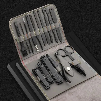 Lirie™ Good-looking Foldable Stainless Steel Nail Clipper Set