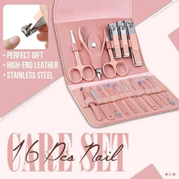 Lirie™ Good-looking Foldable Stainless Steel Nail Clipper Set