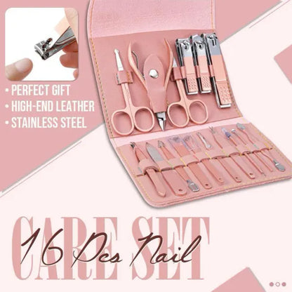 Lirie™ Good-looking Foldable Stainless Steel Nail Clipper Set