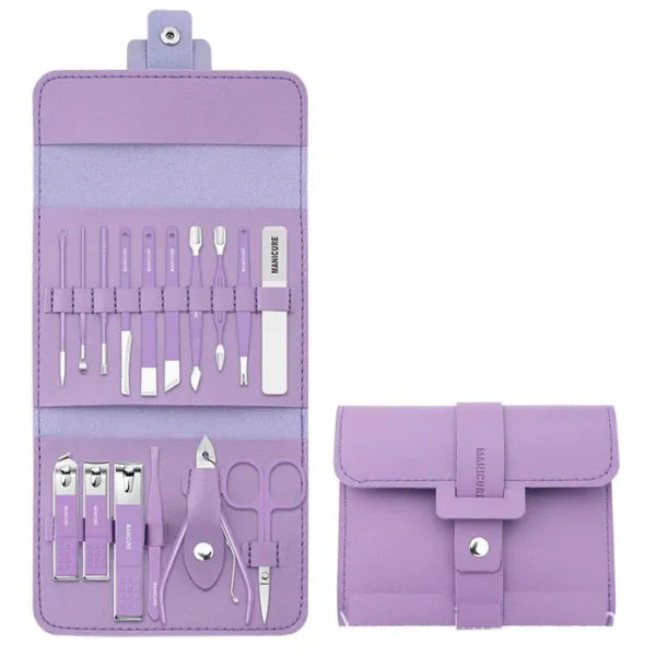 Lirie™ Good-looking Foldable Stainless Steel Nail Clipper Set
