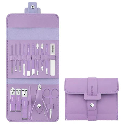 Lirie™ Good-looking Foldable Stainless Steel Nail Clipper Set